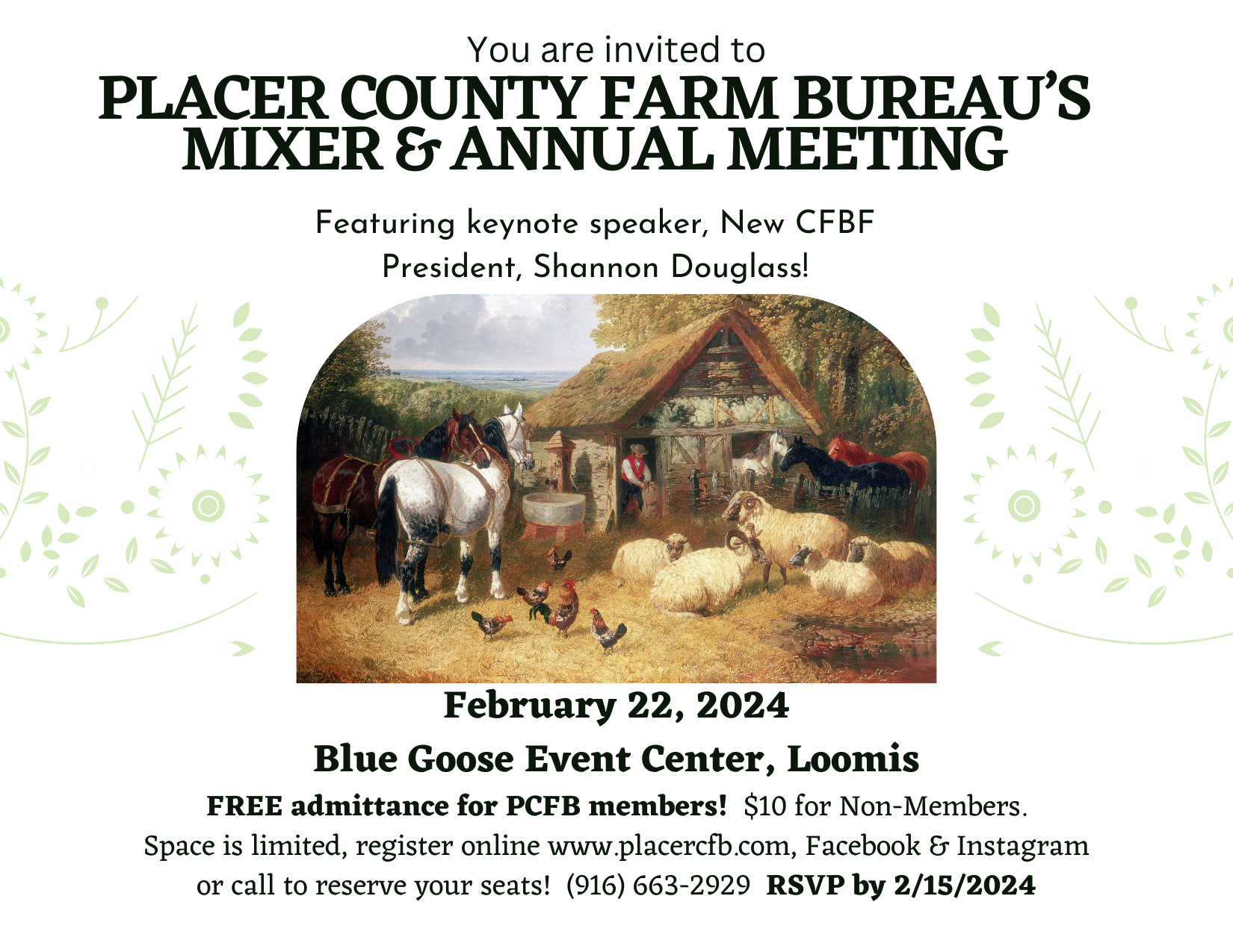 Events Placer County Farm Bureau
